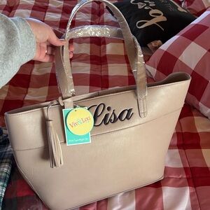 Beige Tote Bag